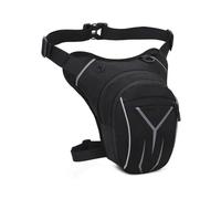 Mochila para Motocicleta para Kawasaki para Z900RS Z 900 RS Z 900RS para Z900 RS Riñonera Impermeable Motocicleta Cinturón De Muslo Riñonera Táctica Militar De Viaje Bolsa Moto Asiento Trasero(Negro)