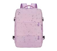 Mochila para mujer, bolsa de viaje,Paquete de día de equipaje de viaje | Aprobado aerolíneas, impermeable, multi-bolsillo, mochila para vuelo, avión, senderismo, gimnasio, escuela, morado, Se référer