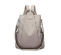 Mochila para mujer, Damas con estilo Mochila de nylon impermeable Bolsos escolares Antirrobo Casual Dayback Bolsas de hombro Mochila de viaje ligera moda cuero backpack