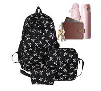 Mochila Para Mujeres - Bolsa De La Escuela Bowknot De Moda, Elegante Cartera De Hombros | Ligero Lindo Gran Capacidad Organizador De Cosmética De Paquetes Para El Maestro Viajero Avión Al Aire Libre.
