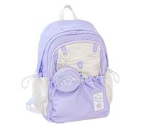 Mochila para niñas con gran capacidad - Elegante bolsa escolar, duradera mochila organizadora de T-T-T, mochila organizadora multi-T-T, compañera de viaje impermeable, opción de almacenamiento moderna