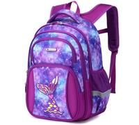 Mochila para Niñas, Lindo Niños Mochila Impermeable Primaria Niños Bolsa de Escuela Adolescentes Mochila Impermeable Cartera Mochila de Viaje 16"