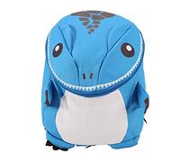 Mochila para niños con linda forma de dinosaurio 3D Kindergarten Mochila pequeña para preescolar Niños Niñas Niños Regalos(Azul)
