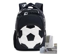 Mochila Para Niños De 8 A 10 Años,Mochilas Deportivas Impermeables Para La Universidad - Mochila De Fútbol, Bolsa De Escuela Para La Universidad, Camping, C, Negro , Se référer au descriptif