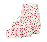 Mochila para niños - Juego de Mochila Escolar de - Lonchera Estuche para lápices para Mujeres y niñas, Viajes, Vacaciones, Universidad, Camping, Deportes, Actividades al Aire Libre, excursiones