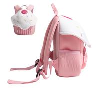Mochila para niños - Mochila colorida y novedosa con forma de hongo | Bolso bandolera de viaje para niños y niñas, mochila preescolar, escuela, niño pequeño, linda mochila para niños