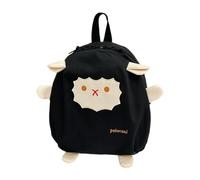 Mochila para niños, mochila japonesa con diseño de ovejas, bolsa cruzada japonesa, bolsa de viaje para la escuela, para guarderías, niños, japonés, para niñas, dibujos animados de ovejas, Black, One
