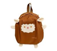 Mochila para niños, mochila japonesa con diseño de ovejas, bolsa cruzada japonesa, bolsa de viaje para la escuela, para guarderías, niños, japonés, para niñas, dibujos animados de ovejas, Brown, One