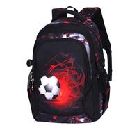 Mochila para niños para niños, mochila para escuela secundaria, mochila de viaje, mochila pequeña con aislamiento, rosso, Talla única