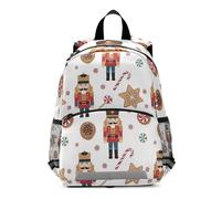 Mochila para niños pequeños, bonita mochila de soldados cascanueces de Navidad para niños pequeños