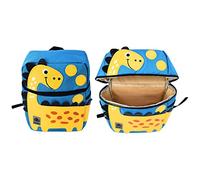 Mochila para Niños Pequeños, Gancho de Desmontaje Azul Patrón de Dinosaurio Lindo Cómodo para Llevar Mini Mochila Escolar para Niños en Edad Preescolar(cielo azul)