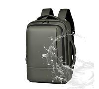 Mochila para ordenador portátil, portátil ampliable para hombre, profesional extra grande, USB Charging Port, para adultos, Staff, Teachers & Clerks, Green Bamboo Green Upgraded Versión, Se référer au