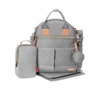 Mochila para paales de skip hop: mochila de paales de suite 6-en-1 juego de viajes para bebs multifuncin con correas de cochecito de almohadilla