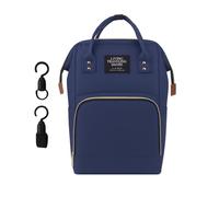 Mochila para pañales con Ganchos para Cochecito.Bolso del Bebé Mamá.Mochila cambiador bebe.Pañaleras para bebés.Mochila cambiador bebé.Mochila Walking Mum.Mochila bebe.(Azul Marino)