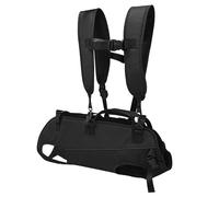 Mochila para perro, ajustable, horizontal, portátil, multifuncional, productos de viaje para soporte frontal, senderismo, viajes, ciclismo, motocicleta, RmG341 (negro, M)
