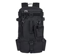 Mochila para pesca, mochila de aparejos con soporte para caña, mochila impermeable al aire libre, bolsa de almacenamiento de cebo con múltiples compartimentos, mochila de senderismo, motocicleta