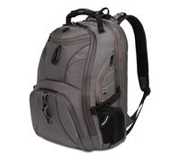 Mochila para port til SwissGear 1900 Scansmart TSA 17, color gris bal stico, de 19 pulgadas