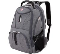 Mochila para port til SwissGear 1900 Scansmart TSA de 17 pulgadas, color gris jaspeado