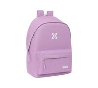 Safta Mochila MUNICH BÁSICOS - para portátil 15.6", USB, tejido reciclado, Lila, 31x18x44 cm