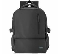 Mochila Aisens ASBG-BP086-BK para Portátiles hasta 15.6'/ Impermeable/ Negro
