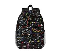 Mochila para portátil con estampado de cabra, ligera, impermeable, mochila ergonómica de viaje de 15 pulgadas, Fórmula matemática, One Size