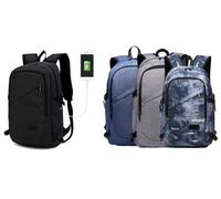 Mochila para portátil de Kono: Negro