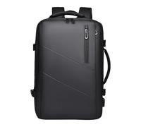 Mochila para portátil de negocios expandible, mochila de trabajo con puerto de carga USB,Mochila de viaje negra | Mochila para portátil de viaje extra grande con puerto de carga USB para adultos