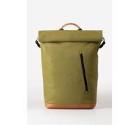 Mochila para portátil de tías y tíos Matsuyama amarillo oliva