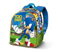 Karactermania Sonic The Hedgehog Easy-Mochila 3D Elite, Azul, 25 x 30 cm, Capacidad 7 L
