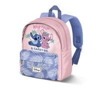 Disney Lilo y Stitch Keep-Mochila Preescolar Joy, Rosa, 22 x 27 cm, Capacidad 5 L
