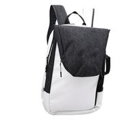 Mochila para Raqueta de Tenis Almacenamiento Seguro y Elegante con Múltiples Compartimentos para Hombres y Mujeres Tela Oxford Gris Blanco 30.3 Pulgadas 50 L para Entusiastas de los Deportes