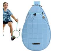 Mochila para raqueta de tenis,Bolsa para raqueta de tenis Portátil de gran | Bolsa de bádminton Mochilas de almacenamiento para tenis, viajes, gimnasio, práctica, deportes diarios,