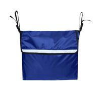 Mochila para silla de ruedas, impermeable, ajustable, bolsa de gran capacidad, accesorios para sillas de ruedas, bolsas de almacenamiento para gafas de sol, color azul