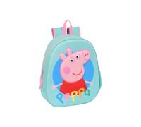 Mochila Peppa Pig 3D 27 x 35 x 10 cm.