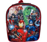 Mochila peque a Ruz Avengers para ni o peque o de 30 cm (negro y rojo)
