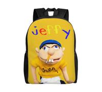 Mochila pequeña Ky1782 Jeffy para escuela primaria y secundaria, mochila de gran capacidad, mochila