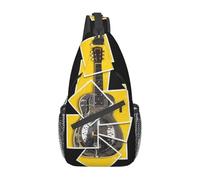 Mochila pequeña para guitarra musical, mochila cruzada para el hombro, mochila deportiva al aire libre, mochila Dire Straits Cool Satchel