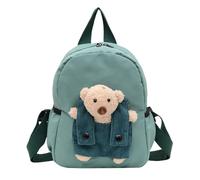 Mochila Personalizada Bebe Guarderia,Mochilas Infantiles Personalizadas con Nombre Bordado,Mochila Escolar con Oso Desmontable Colegio,para Niñas/Niños de Guardería y Primaria