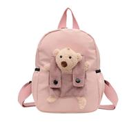 Mochila Personalizada Bebe Guarderia,Mochilas Infantiles Personalizadas con Nombre Bordado,Mochila Escolar con Oso Desmontable Colegio,para Niñas/Niños de Guardería y Primaria