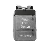 Mochila Personalizada Diseñe Su Propio Logotipo/Texto Niños Niñas Adolescentes Mochila Escolar Hombres Viajes De Negocios Bolsa para Computadora color1,42 * 31 * 11cm