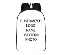 Mochila Personalizada Mochila Escolar Personalizada De 16 Pulgadas Agregue Su Propio Logotipo Texto Foto Gráfico Mochila Escolar Personalizada para Niños y Niñas Custom,42 * 29 * 16cm