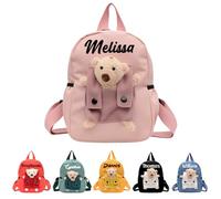Mochila Personalizada Universal,Impresa Con El Nombre De Su Hijo,Apta Para Niños Y Niñas.Esta Mini Mochila Para Guardería Es La Mochila Escolar Ideal Para Los Más.. Construcción de Equipo (Estilo O)