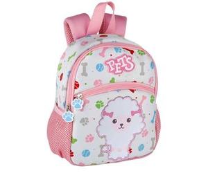 Mochila Pets Puddeel de poliéster multicolor 26x21x9 cm