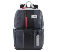 Mochila Piquadro Business/Práctico Unisex Cuero Gris
