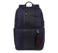 Mochila Piquadro Business/Práctico Unisex Cuero Y Tela Azul