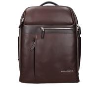 Mochila Piquadro de piel premium marrón