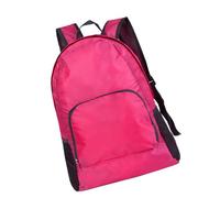 Mochila plegable, resistente al agua, mochila de senderismo, mochila pequeña para hombres y mujeres, mochila de hombro para viajes, camping, senderismo, deportes al aire libre, hot pink, Refer to