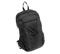 Mochila Plegable Ultraligera de 20 Litros Hecha de Tela Oxford para Acampar, Senderismo, Viajes, Correas de Hombro Transpirables para Actividades Al Aire (BLACK)