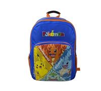 CyP Brands-Pokémon, Mochila, Starters, Mochila escolar, Adaptable a carro, Material escolar,Backpack, Multicolor, Producto Oficial