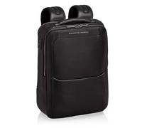 Mochila Porsche Design Roadster de piel, color negro, talla única